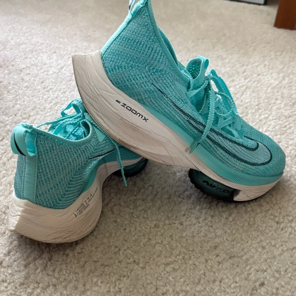 Nike Air Zoom Alphafly Next% Hyper Turquoise Men’s 7/ Womens 8.5